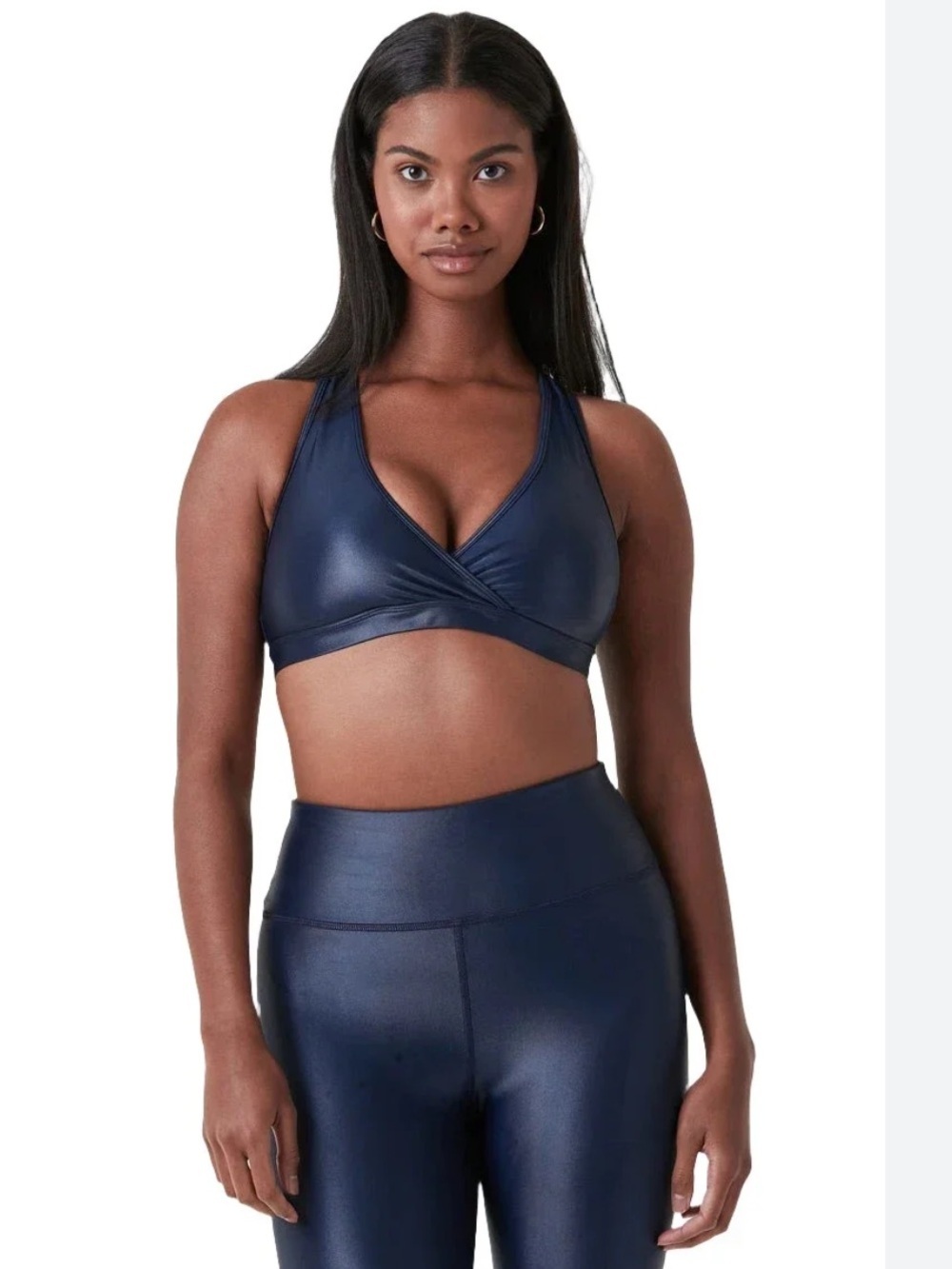 NWT NOLI Yoga EDGE BRA NAVY Blue Size S